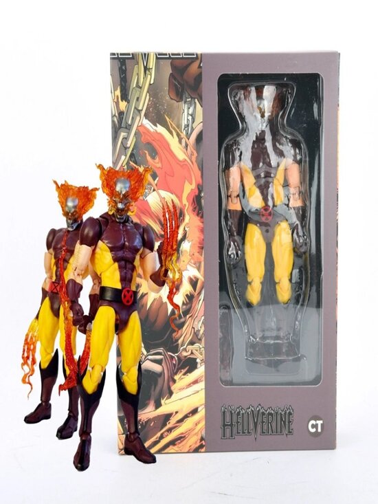CT Toys Other - Wolverine Hellverine X-Men Comic Version w/Accessory 6" Action Figure Toys